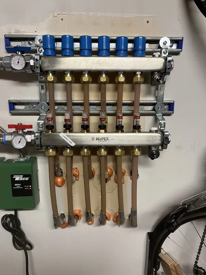 Plumber performing Gas Leak Detection at a residential property in Deer Park